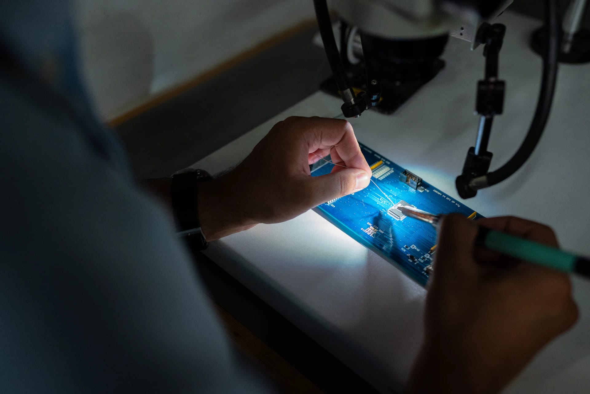 Industrial engineering demonstration photograph